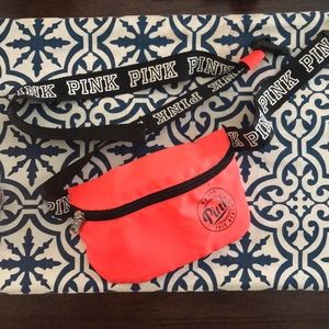 PINK beach fanny pack- never been used!